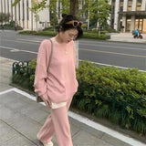 MALYBGG Knit Casual Ensemble for Streetwear Fashion Sporty Vibes 8048LY