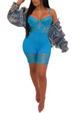 MB Fashion LIGHT BLUE Lace Bodysuit  5250