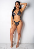 MB Fashion BLACK Swimsuits 3 PCs Set 8132 MB