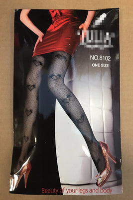 Pattern Net Lace Black Pantyhose / 6 Pcs /Pack