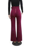 MB Fashion Paper Bag Vine Pants Burgundy 4793