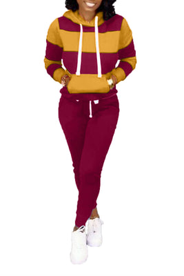 MB Fashion BURGUNDY 2 PCs Set 6005 (SIZE RUN SMALL)