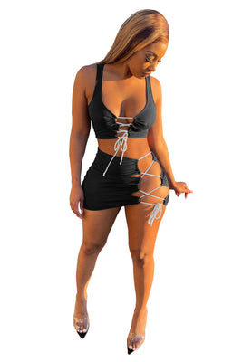 MB Fashion BLACK 2 PCs Set 8164R