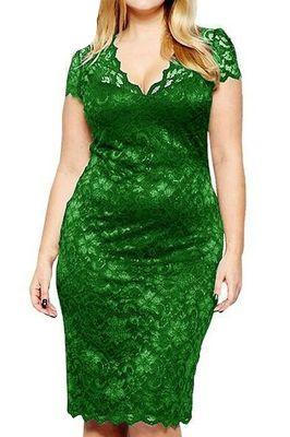 MB FASHION Elegant Lace V-Neck Bodycon Dress with Scalloped Hem 518 | MB Fashion Wholesale MB FASHION Elegant Lace V-Neck Bodycon Dress with Scalloped Hem 518 | MB Fashion Wholesale