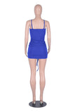 MB Fashion BLUE Dress 8061R