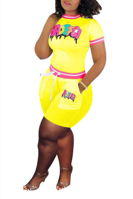 MB Fashion YELLOW 2 PCs Set 1369
