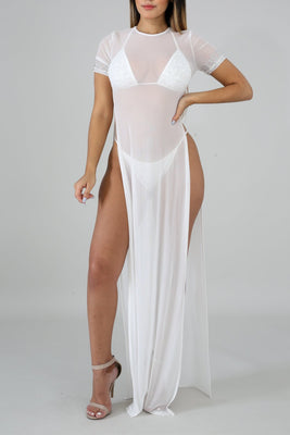 MB Fashion WHITE Swimsuits 3 PCs Set 8132