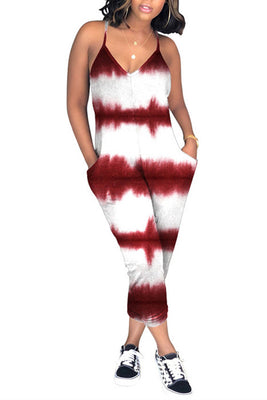 MB Fashion Multi 5 BURGUNDY Jumpsuit 1480