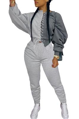 MB Fashion GRAY/GRAY 2 PCs Set 9272