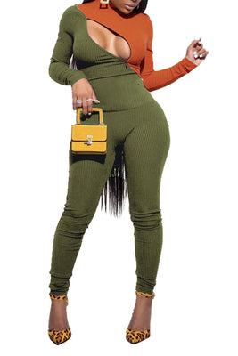 MB Fashion GREEN/ORANGE 2 PCs Set 8132