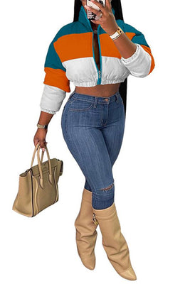 MB Fashion ORANGE Jacket 12557R