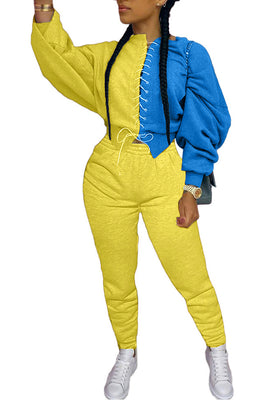 MB Fashion YELLOW/BLUE 2 PCs Set 9272