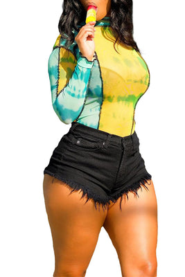 MB Fashion BLACK Shorts 3849R