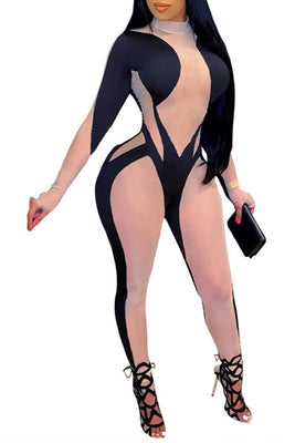 MB Fashion BLACK Jumpsuits 0236R