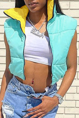 MB Fashion BLUE VEST 4964R