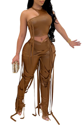 MB Fashion BROWN 2 PCs Set 154R