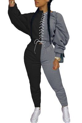 MB Fashion BLACK/gray 2 PCs Set 9271