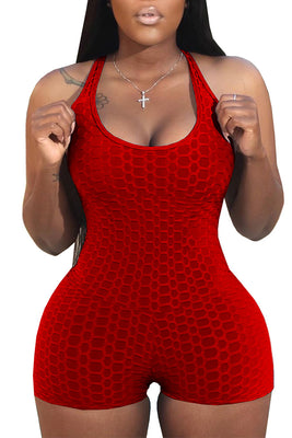 MB Fashion RED Jumpsuit 3847R