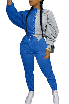 MB Fashion BLUE/GRAY 2 PCs Set 9272