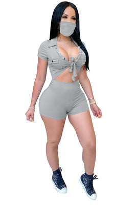 MB Fashion GRAY 3 PCs Set 9138