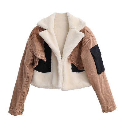 MB Fashion BROWN Jacket Coat 0205R