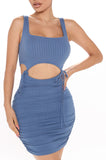 MB Fashion BLUE Dress 295