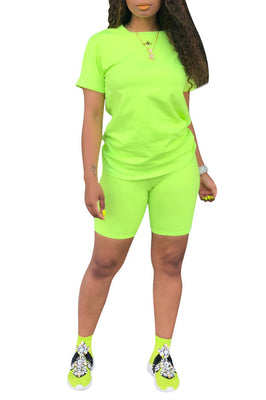 MB Fashion NEON GREEN 2 PCs Set 6664