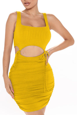 MB Fashion YELLOW Dress 295