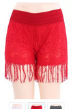 Summer Lace Crochet Shorts 6 Pcs / Pack