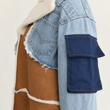 MB Fashion BLUE Long Jacket 222R