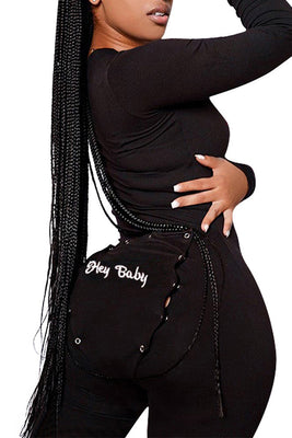 MB Fashion BLACK Jumpsuit 759R