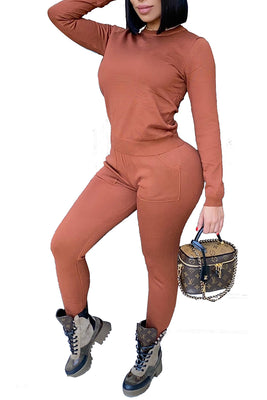 MB Fashion BROWN 2PCs Set 8140R