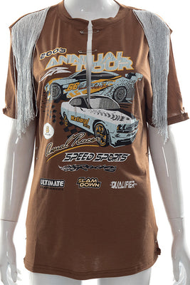 MB Fashion BROWN TOP 696T