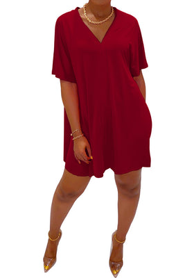MB Fashion BURGUNDY 2 PCs Set 7972