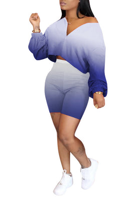 MB Fashion MULTI BLUE  2 PCs Set 7401