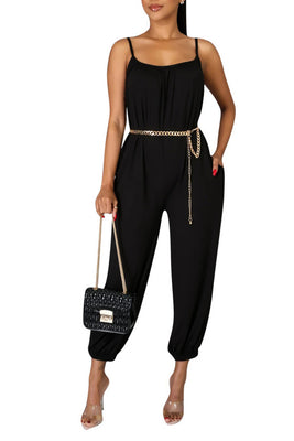 MB Fashion BLACK Jumpsuit 8379
