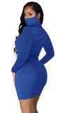 MB Fashion BLUE Dress 3646R