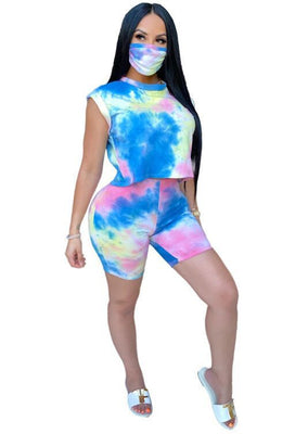 MB Fashion BLUE 3 PCs Set 8838