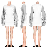 MB Fashion WHITE Dress 6200 size run small