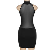 MB Fashion BLACK Dress 5018AT