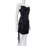 MB Fashion BLACK Dress 714T