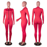 MB Fashion RED Light Weigh Jumpsuit 6585