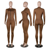MB Fashion BROWN Light Weigh Jumpsuit 6585