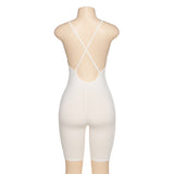 MB Fashion WHITE Jumpsuits 7491
