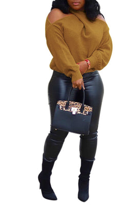 MB Fashion BROWN Top 5123