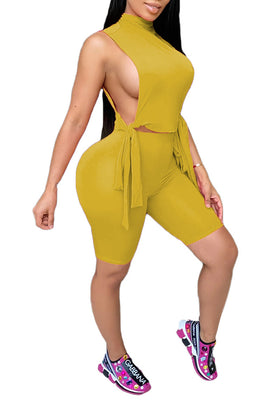 MB Fashion YELLOW 2PCs Set 4091R