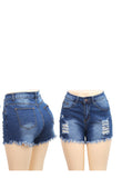 MB Fashion Blue Denim Shorts 2967