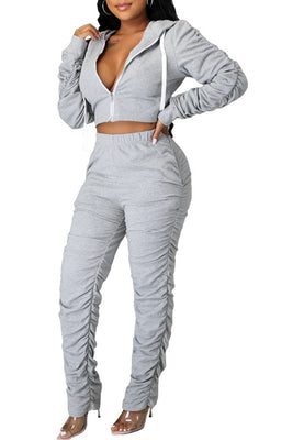 MB Fashion GRAY 2 PCs Set 089R