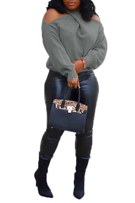 MB Fashion GRAY Top 5123