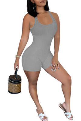 MB Fashion GRAY Jumpsuits 240R